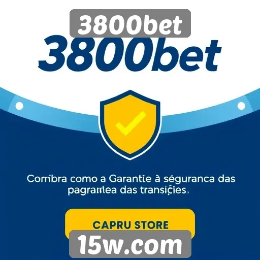 Segurança e métodos de pagamento no 3800bet